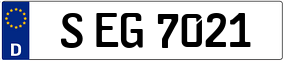 Truck License Plate